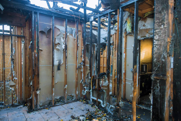 Professional Emergency Fire Cleanup technician working in Breckinridge Center, KY